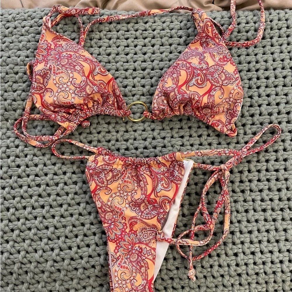 Shein paisley bikini